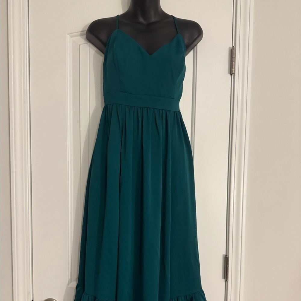 J. Crew Dark Green Dress